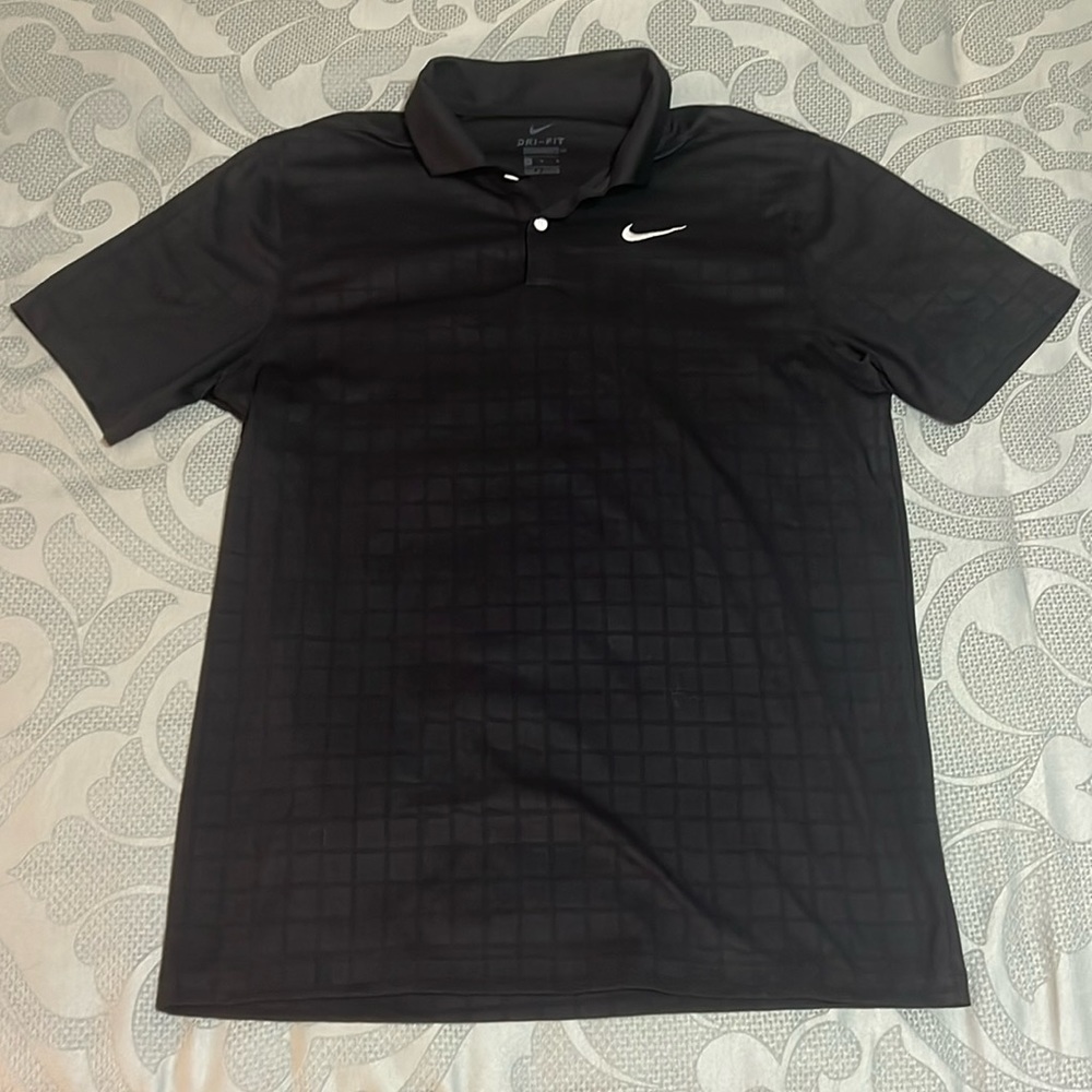 Nike Black Golf Polo Medium Like New
